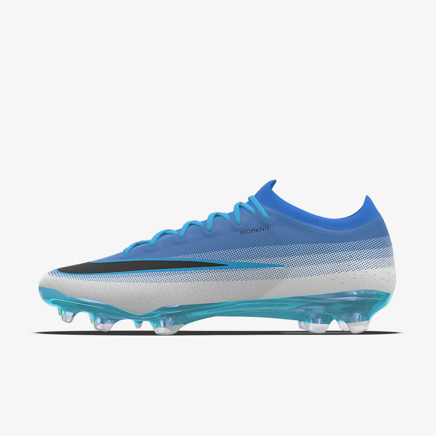 Nike Mercurial Vapor 17 Elite By You personalisierbarer Low-Top-Fußballschuh für normalen Rasen – Bright Crimson/Weiß [3653204120]