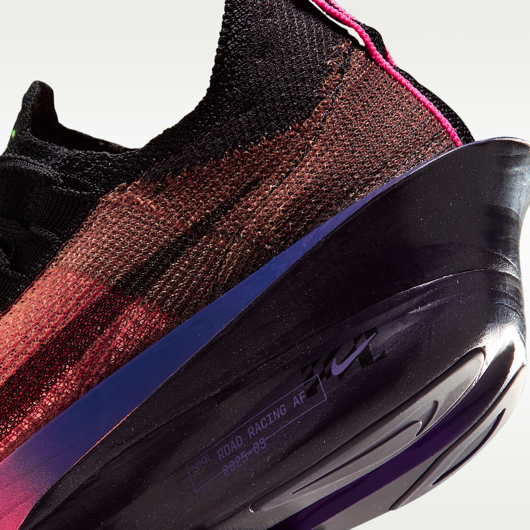 Nike Alphafly 3 Glam Laufschuhe für Straßenwettkämpfe (Herren) – Orange Pulse/Purple Dynasty/Electric Green/Schwarz
