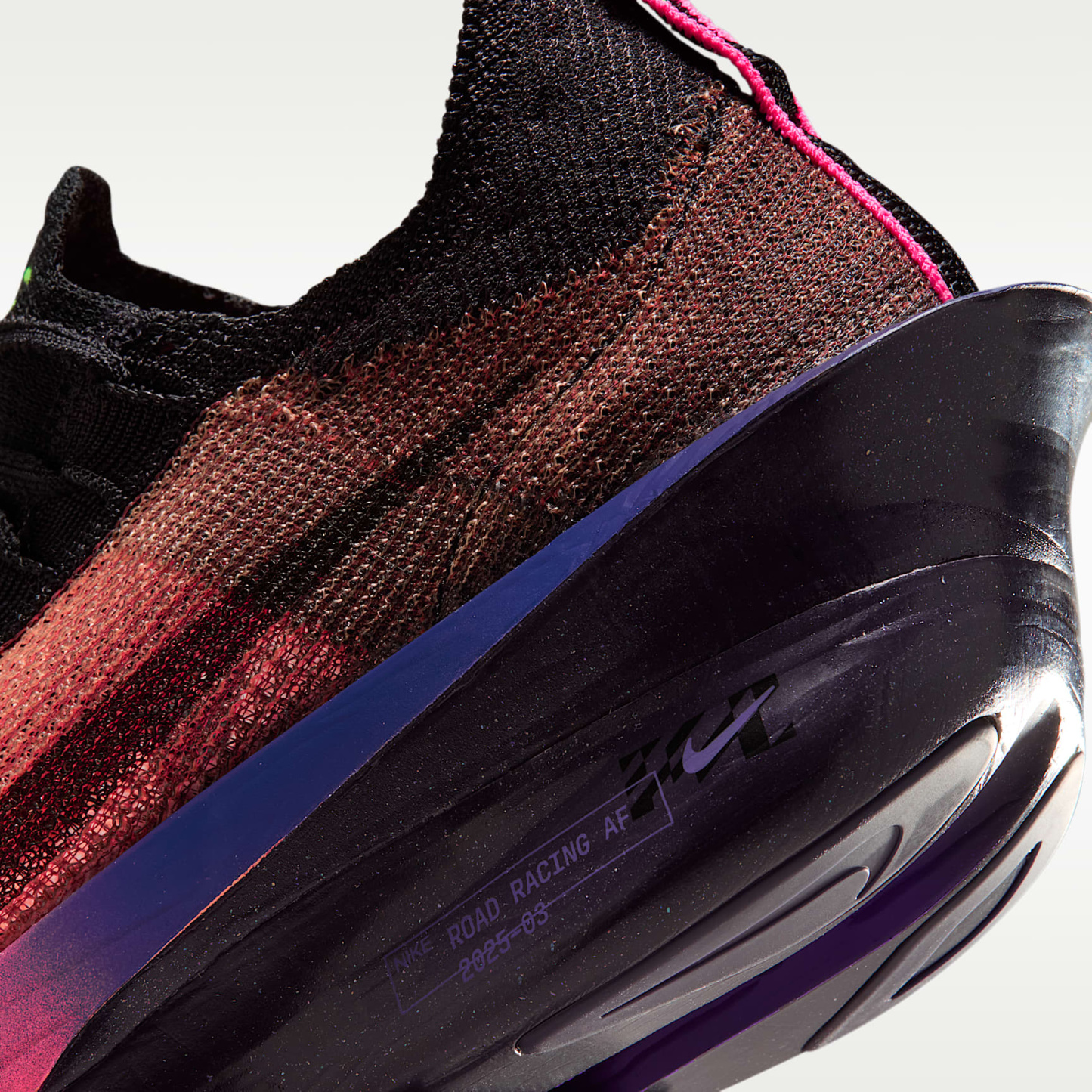 Nike Alphafly 3 Glam Laufschuhe für Straßenwettkämpfe (Herren) – Orange Pulse/Purple Dynasty/Electric Green/Schwarz