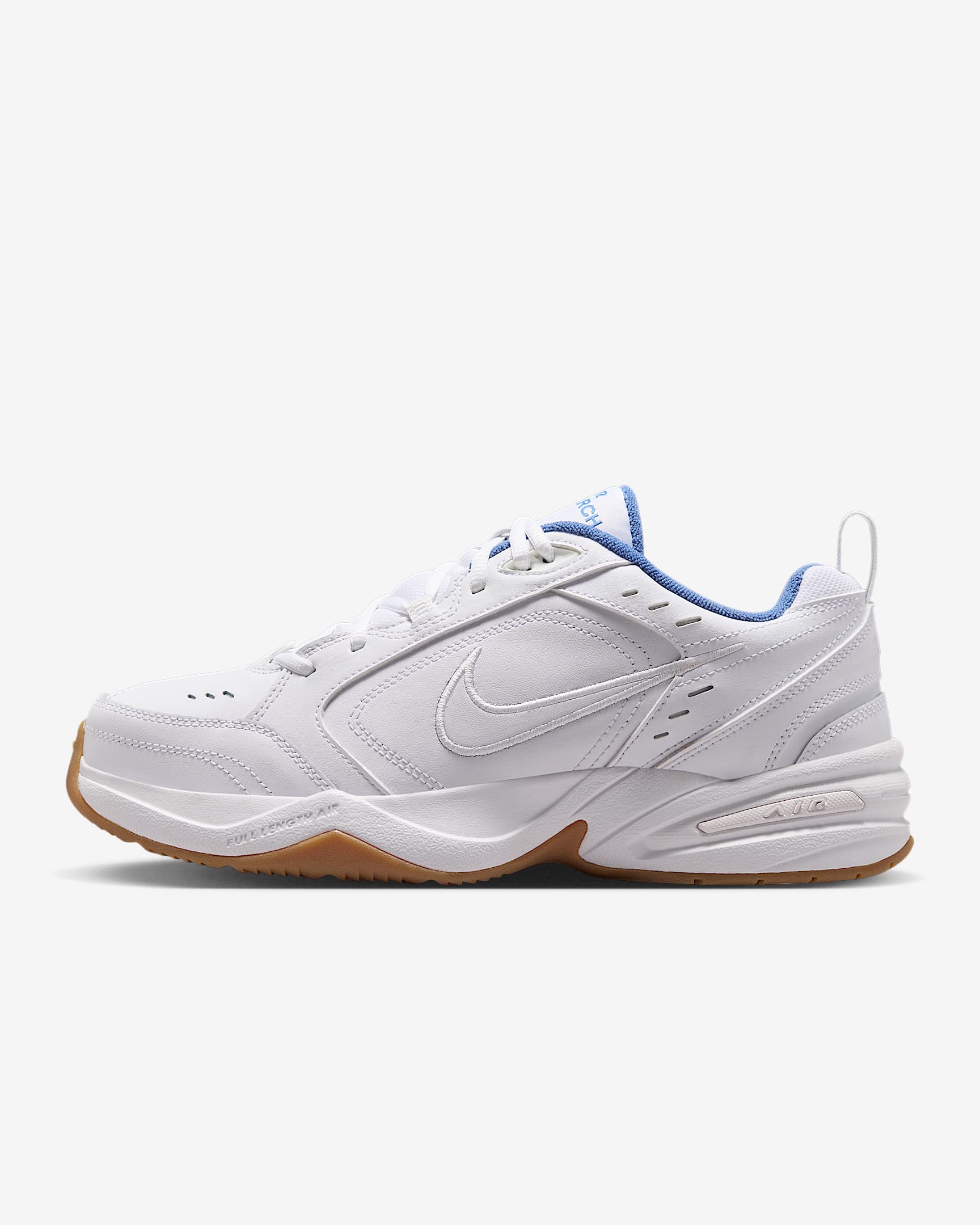 Nike Air Monarch IV Workout-Schuh für Herren – Weiß/Indigo Storm/Gum Light Brown/Weiß