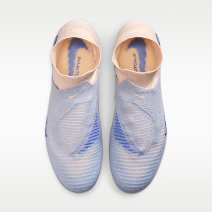 Nike Phantom 6 High Elite LV8 Fußballschuh für normalen Rasen – Ghost/Guava Ice/Ghost