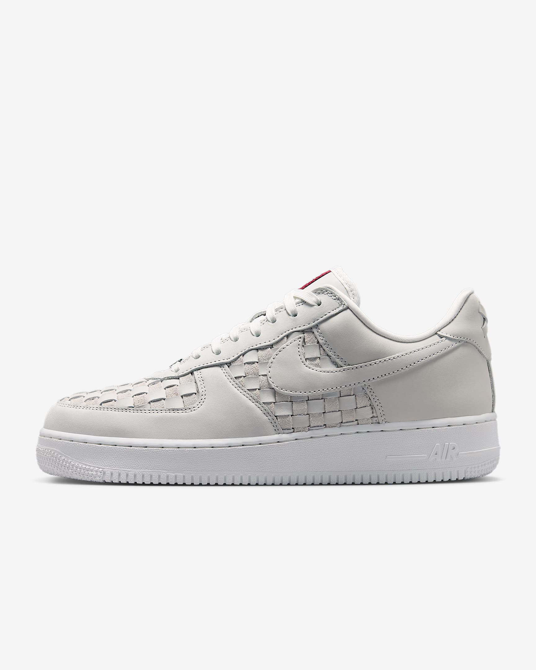 Nike Air Force 1 Low Retro Premium Schuh (Herren) – Summit White/Team Red/Metallic Silver/Summit White