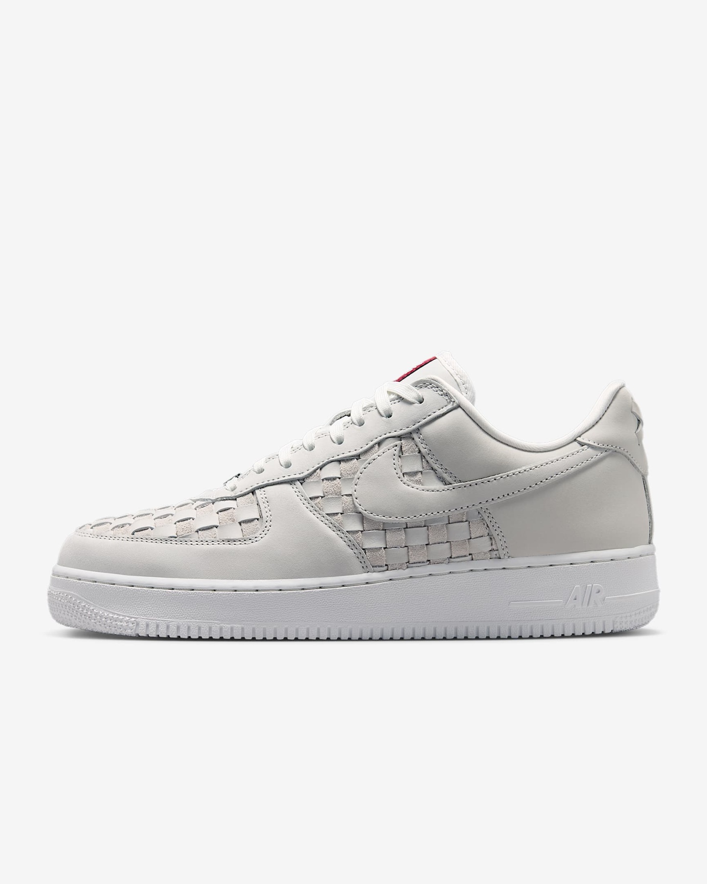 Nike Air Force 1 Low Retro Premium Schuh (Herren) – Summit White/Team Red/Metallic Silver/Summit White