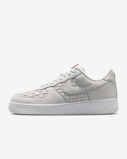 Nike Air Force 1 Low Retro Premium Schuh (Herren) – Summit White/Team Red/Metallic Silver/Summit White