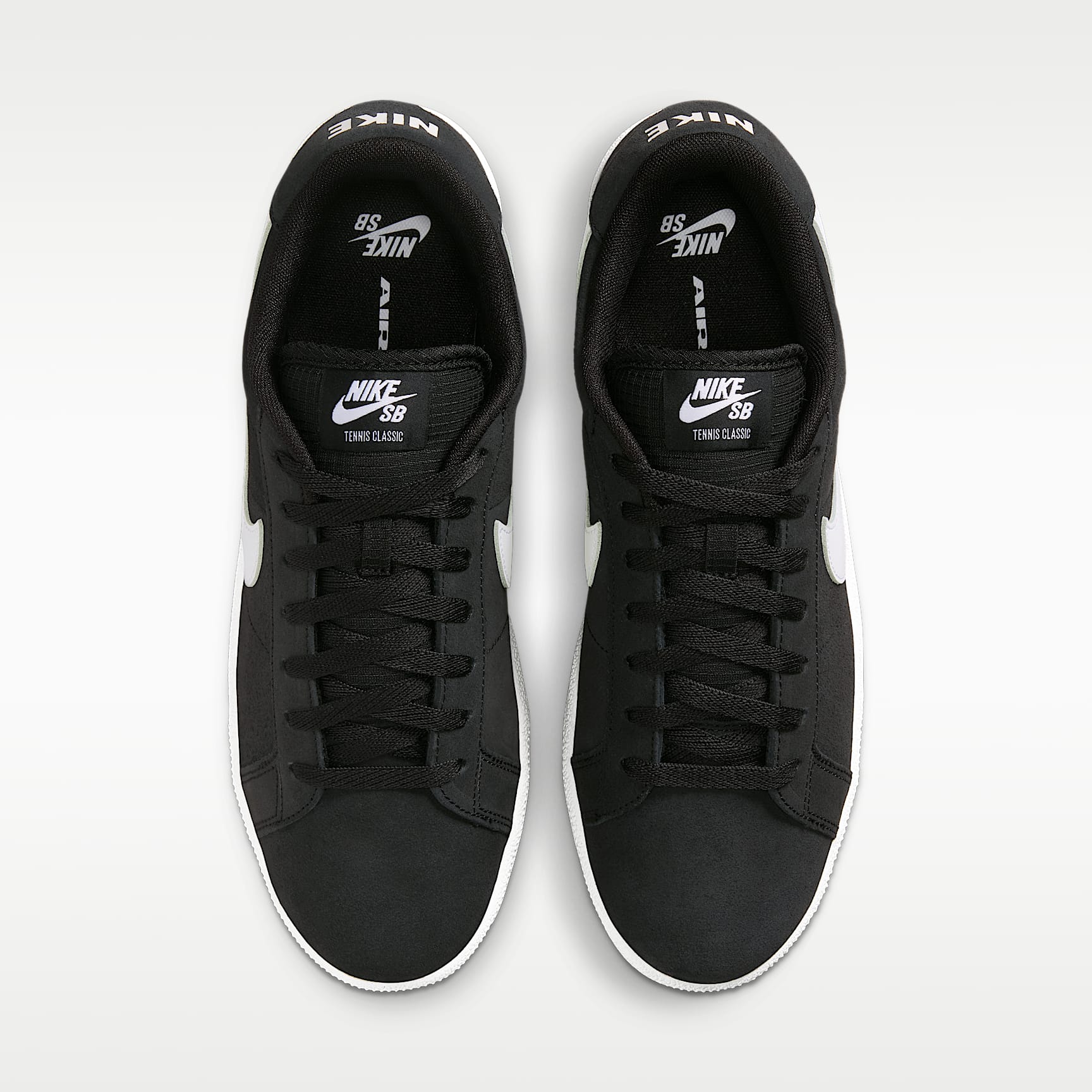 Nike SB Zoom Tennis Classic Skaterschuh – Schwarz/Weiß/Weiß