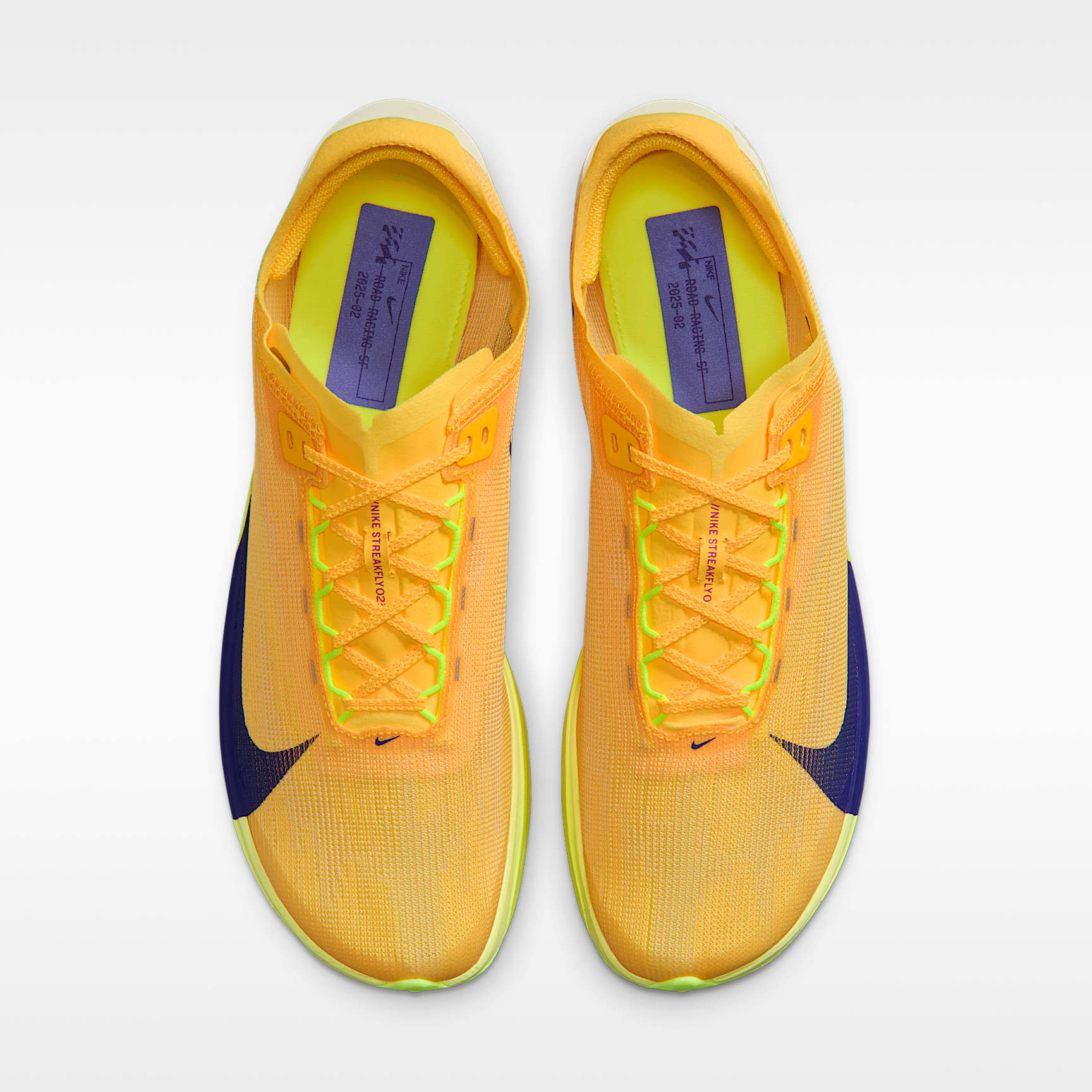 Nike Streakfly 2 Straßenlaufschuh für Wettkämpfe – Citron Pulse/Volt Ice/Hyper Violet/Indigo Burst