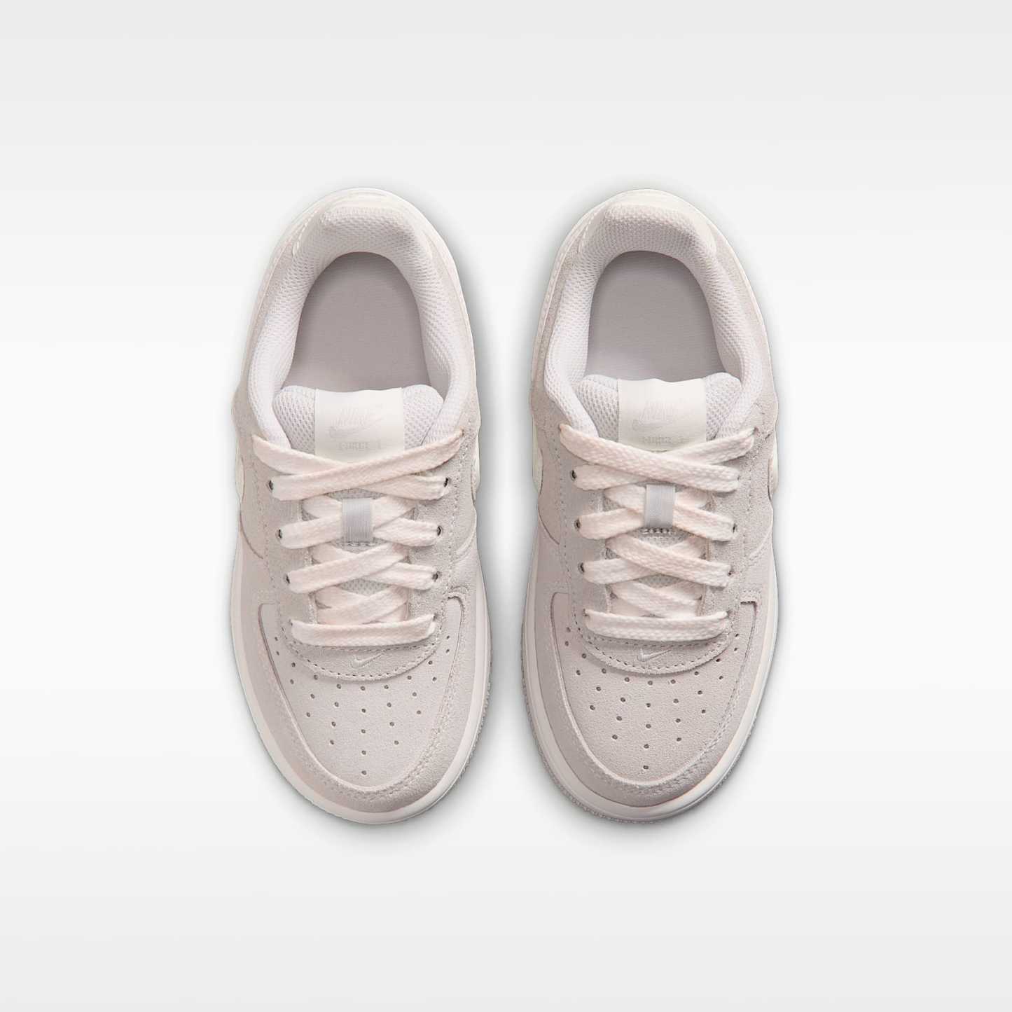 Nike Force 1 Low Schuh (jüngere Kinder) – Vast Grey/Sail