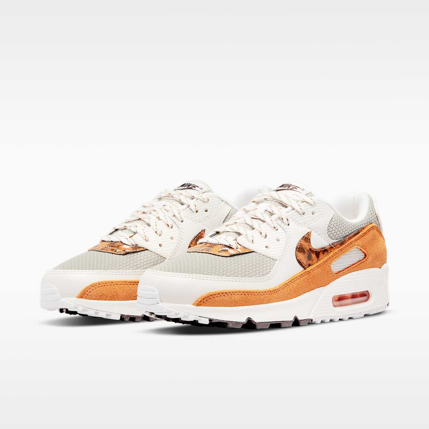 Nike Air Max 90 Damenschuh – Phantom/Velvet Brown/Light Bone/Light Curry