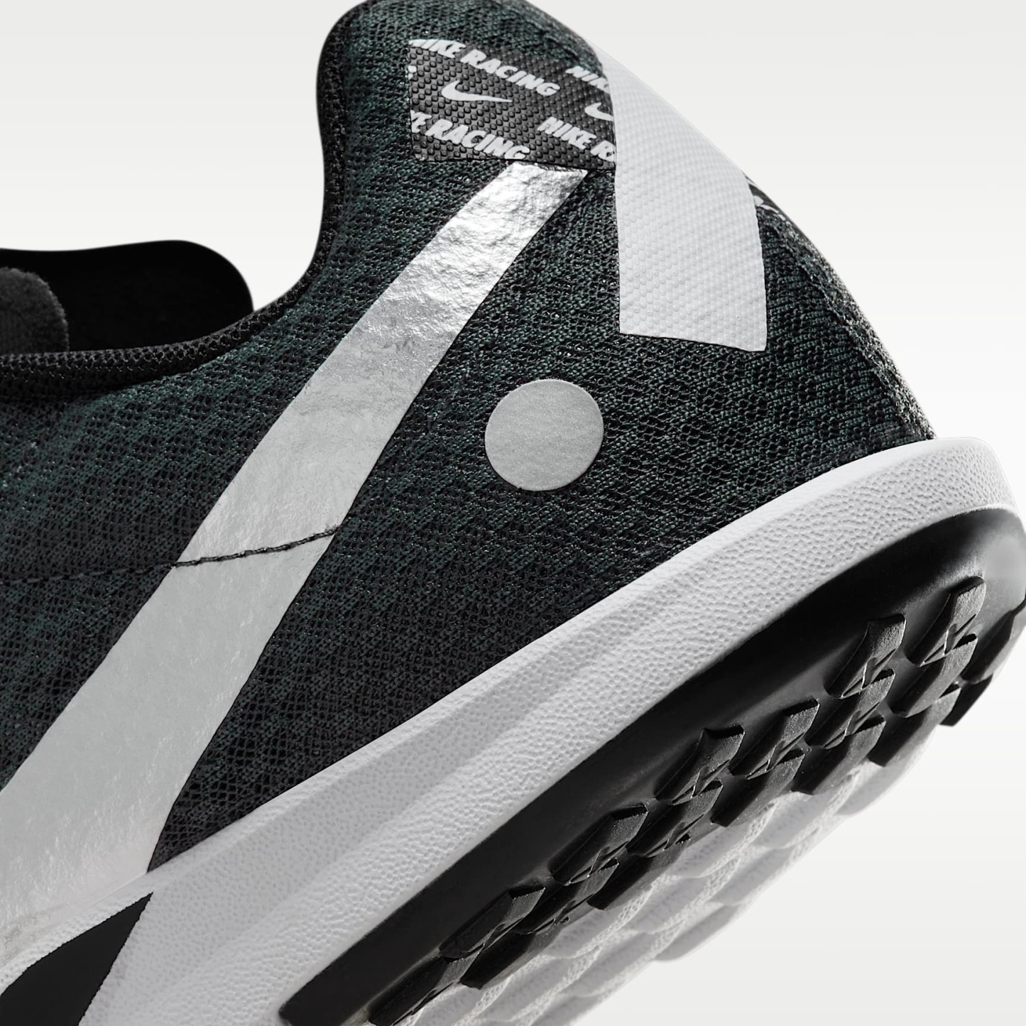 Nike Zoom Rival Waffle 6 Straßen- und Cross-Country-Laufschuhe für Wettkämpfe – Schwarz/Dark Smoke Grey/Weiß/Metallic Silver