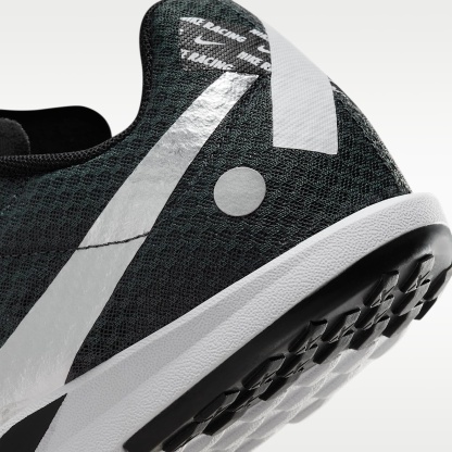 Nike Zoom Rival Waffle 6 Straßen- und Cross-Country-Laufschuhe für Wettkämpfe – Schwarz/Dark Smoke Grey/Weiß/Metallic Silver