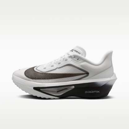Nike Zoom Fly 6 Straßenlaufschuh für Wettkämpfe (Damen) – Weiß/Smoke Grey/Metallic Silver/Schwarz