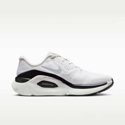 Nike Structure Plus Straßenlaufschuh (Herren) – Summit White/Schwarz/Metallic Silver