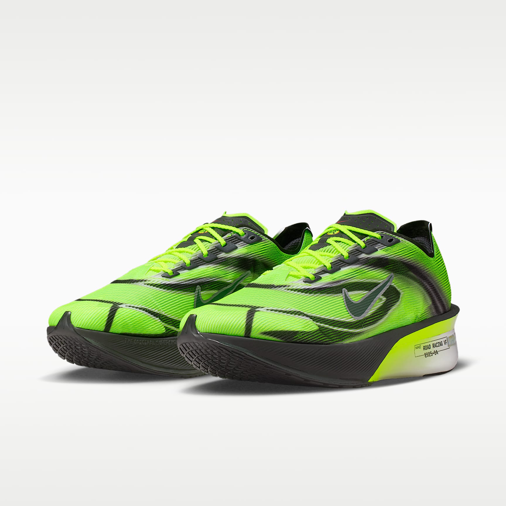 Nike Vaporfly 4 Straßenlaufschuh für Wettkämpfe (Herren) – Multi-Color/Volt/Weiß/Schwarz