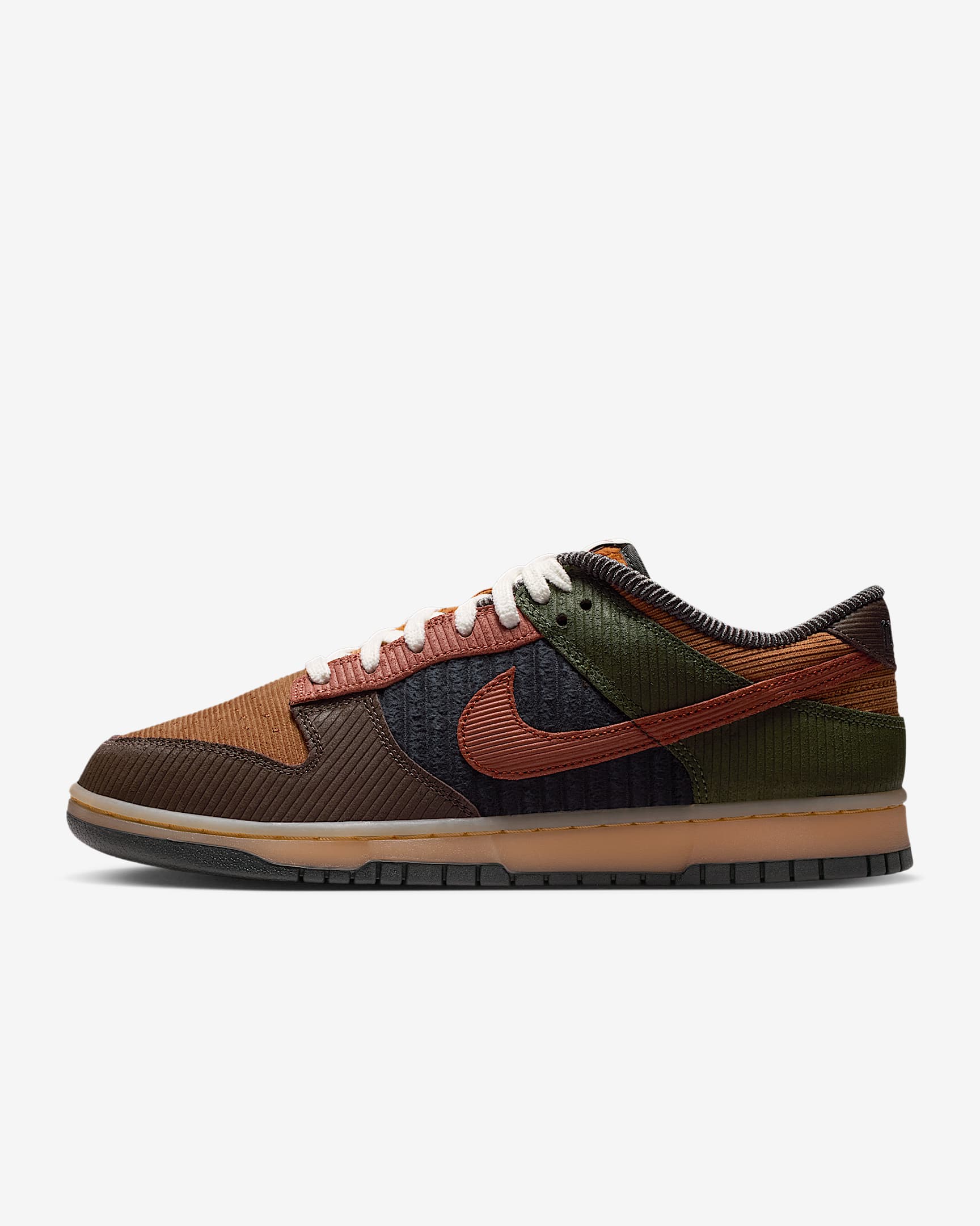 Nike Dunk Low Retro Premium Schuh (Herren) – Light British Tan/Cargo Khaki/Baroque Brown/Cinnamon
