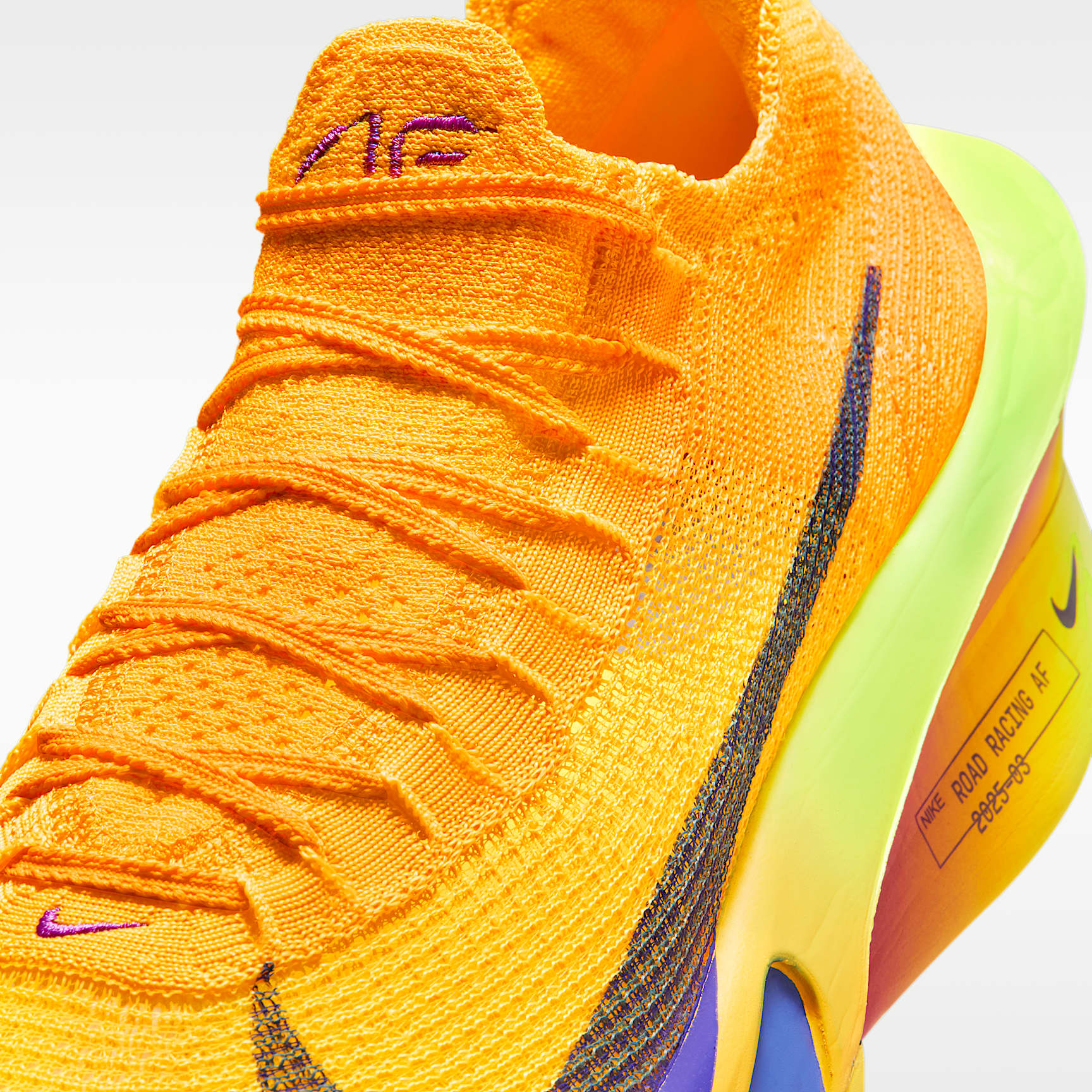 Nike Alphafly 3 Herren-Straßenlaufschuh für Wettkämpfe – Laser Orange/Citron Pulse/Volt Ice/Indigo Burst