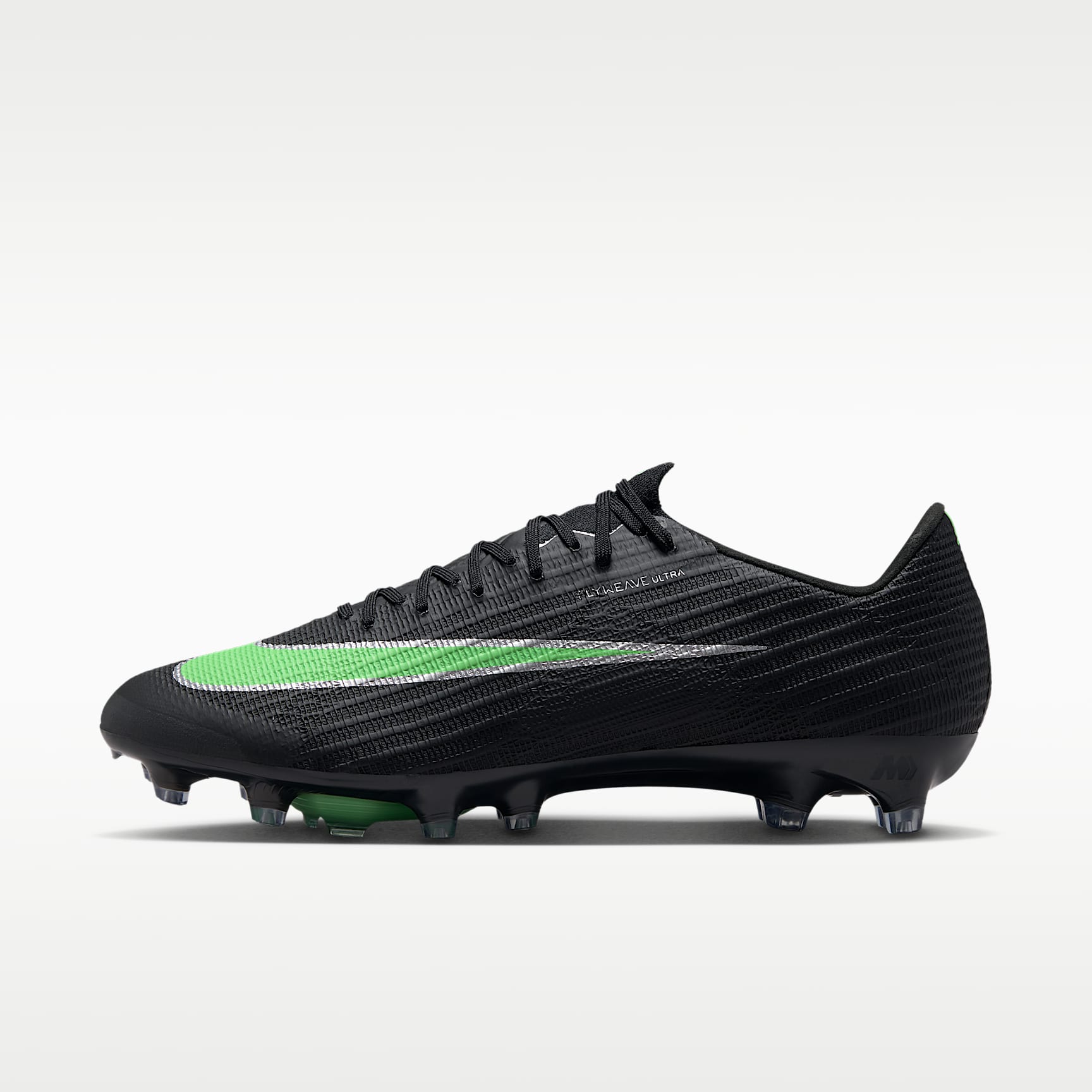 Nike Mercurial Superfly 11 Elite Low-Top-Fußballschuh für Kunstrasen – Schwarz/Schwarz/Illusion Green