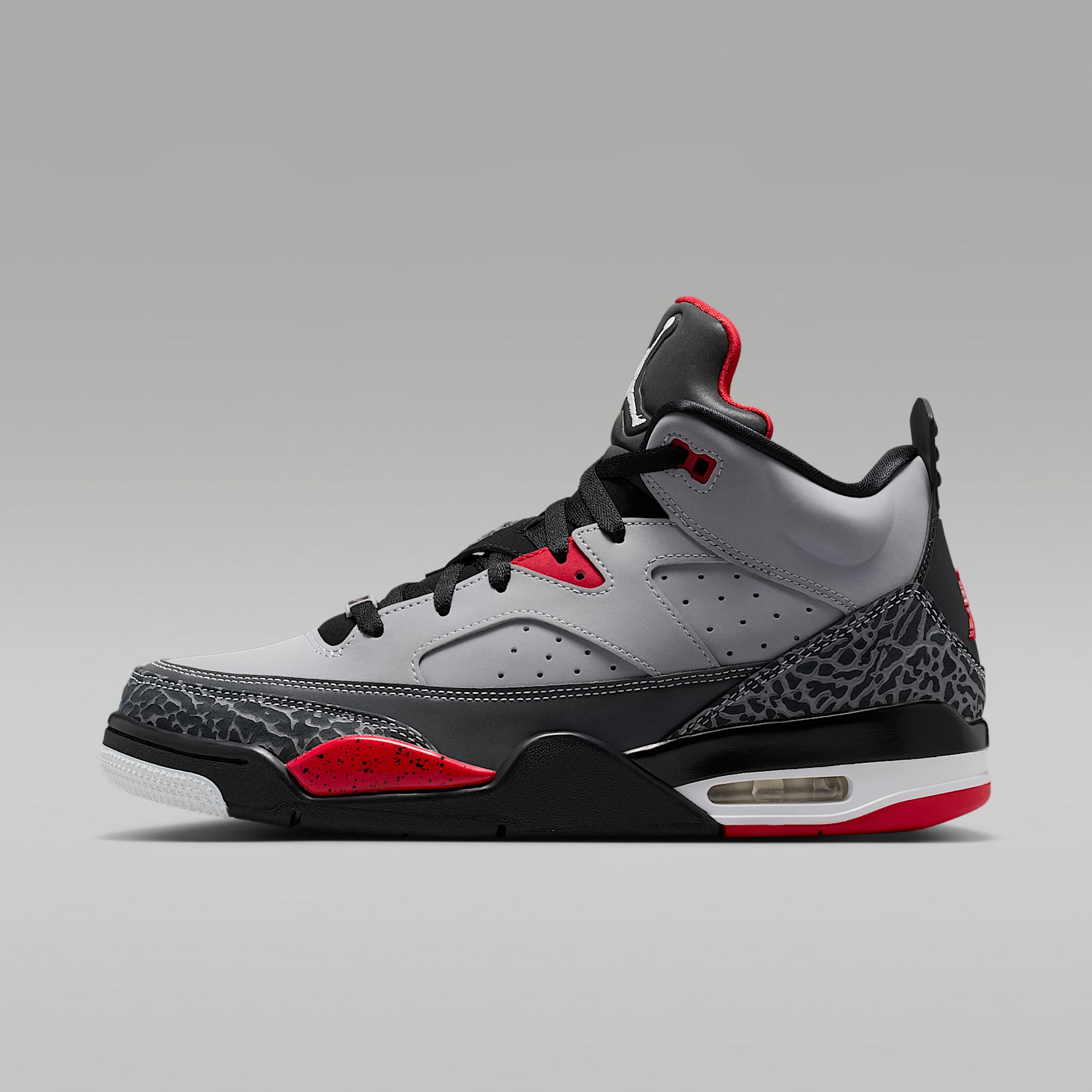 Jordan Son of Mars Low Herrenschuh – Cement Grey/Schwarz/Fire Red/Weiß