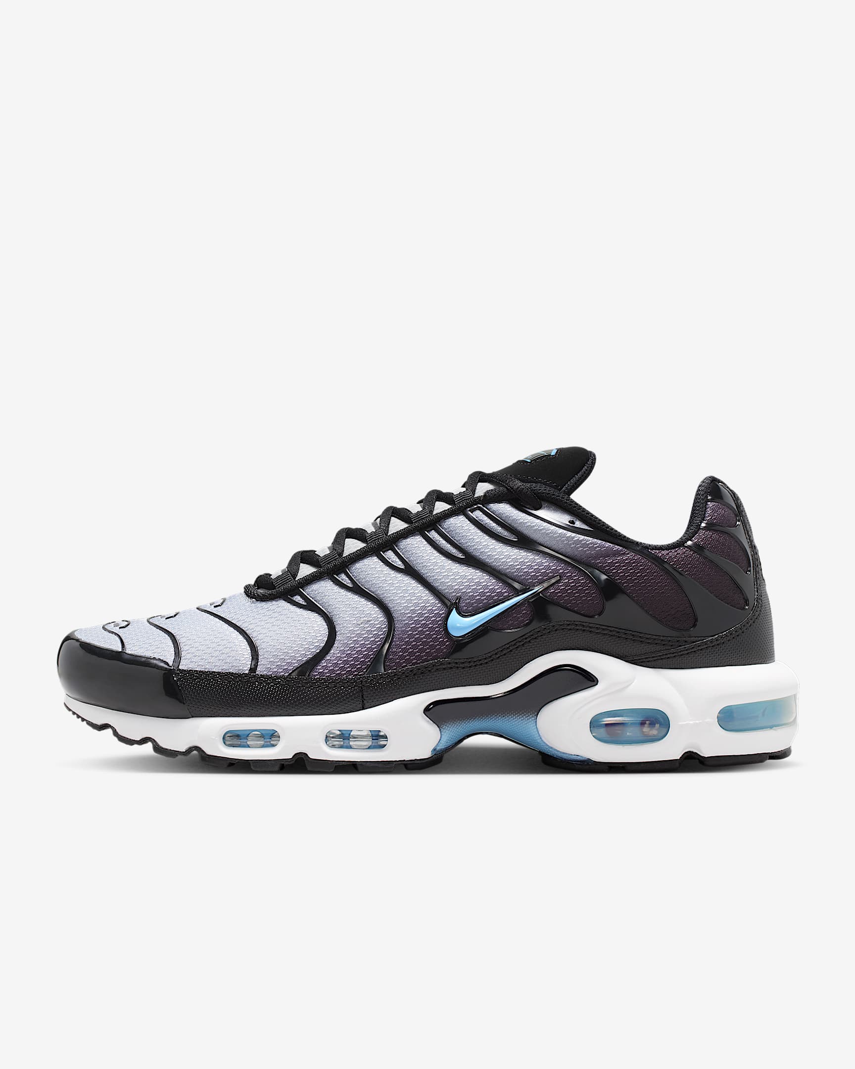 Nike Air Max Plus Schuh (Herren) – Schwarz/Light Smoke Grey/Weiß/Football Blue