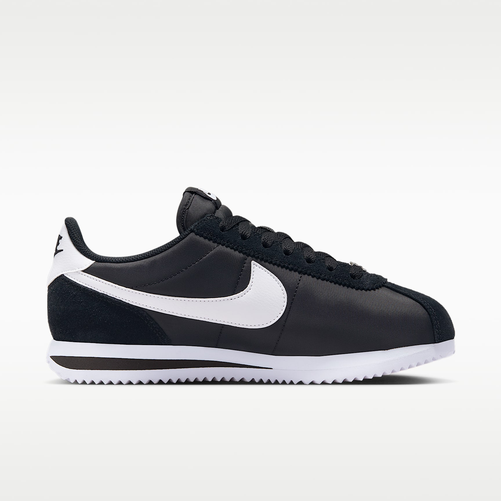 Nike Cortez Textile Schuh (Damen) – Schwarz/Weiß