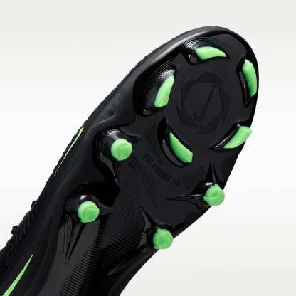 Nike Phantom 6 High Academy Fußballschuh für verschiedene Böden – Schwarz/Schwarz/Illusion Green