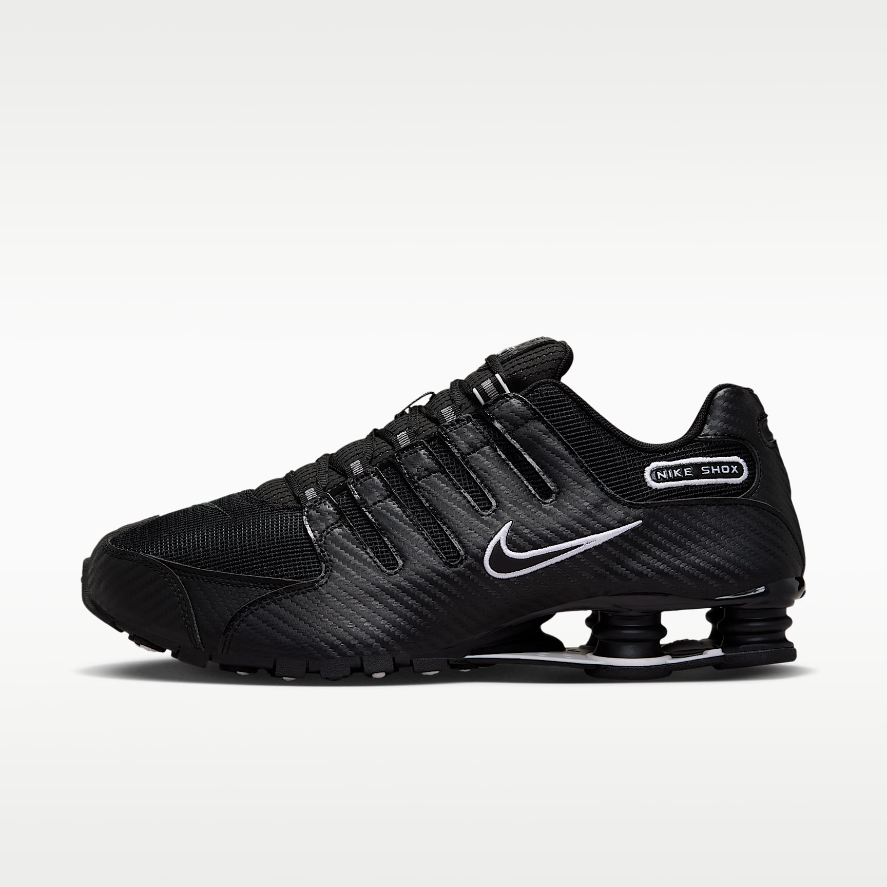 Nike Shox NZ Schuhe (Herren) – Schwarz/Weiß/Schwarz
