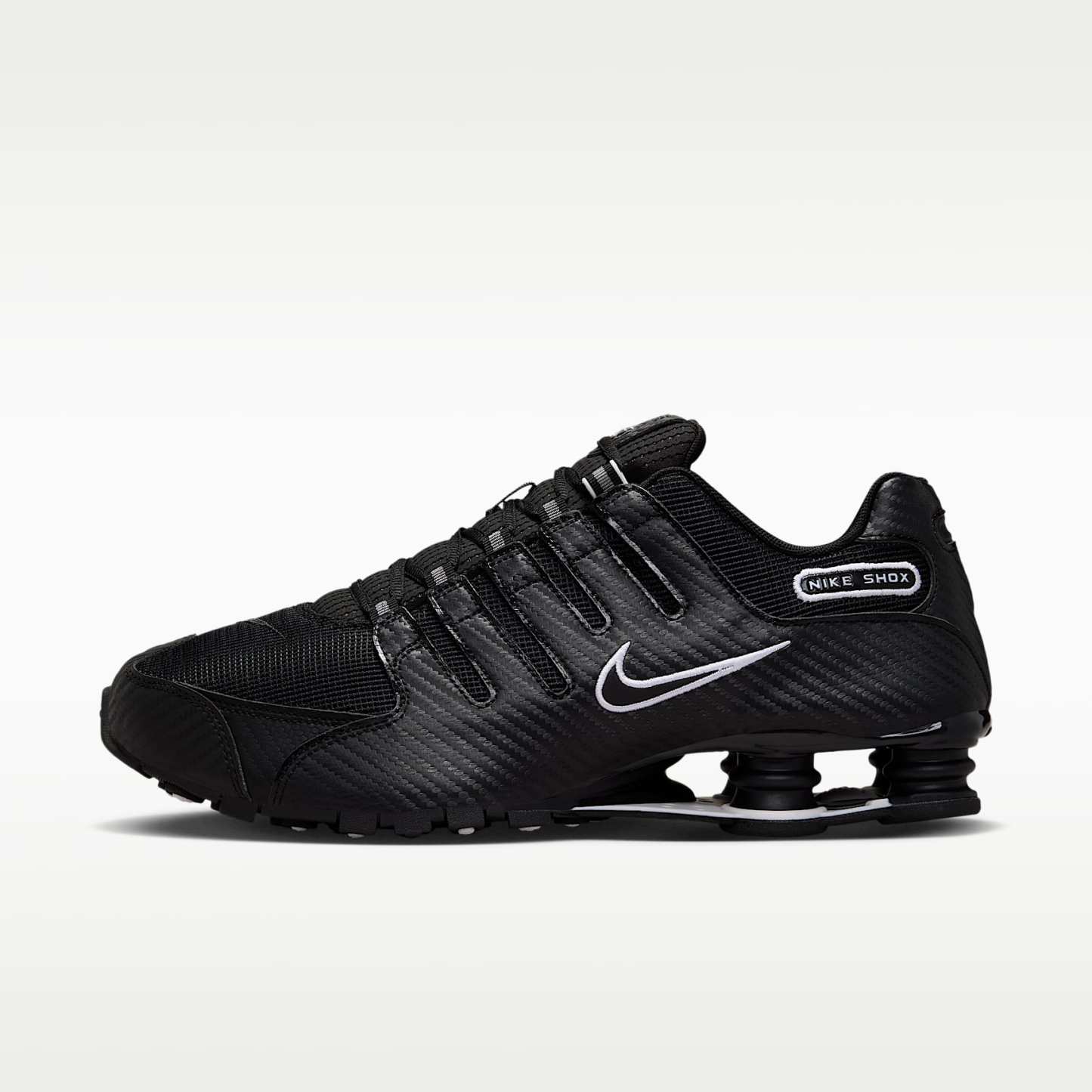 Nike Shox NZ Schuhe (Herren) – Schwarz/Weiß/Schwarz