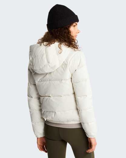 Hydrenalite™ Daunenjacke mit Kapuze Damen – White Dune