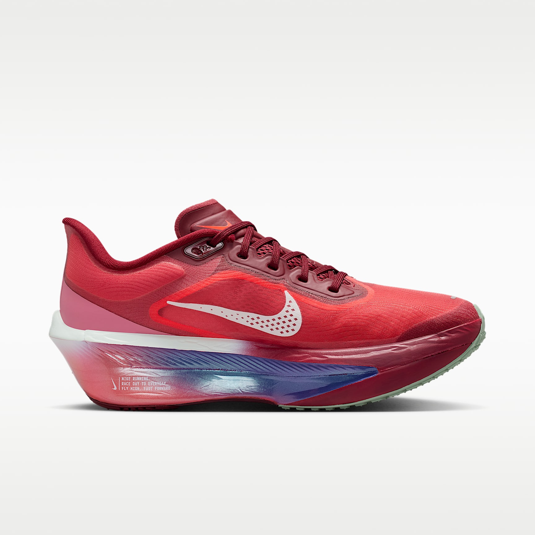 Nike Zoom Fly 6 SE Straßenlaufschuh für Wettkämpfe (Damen) – Team Red/Bright Crimson/Peony/Barely Green