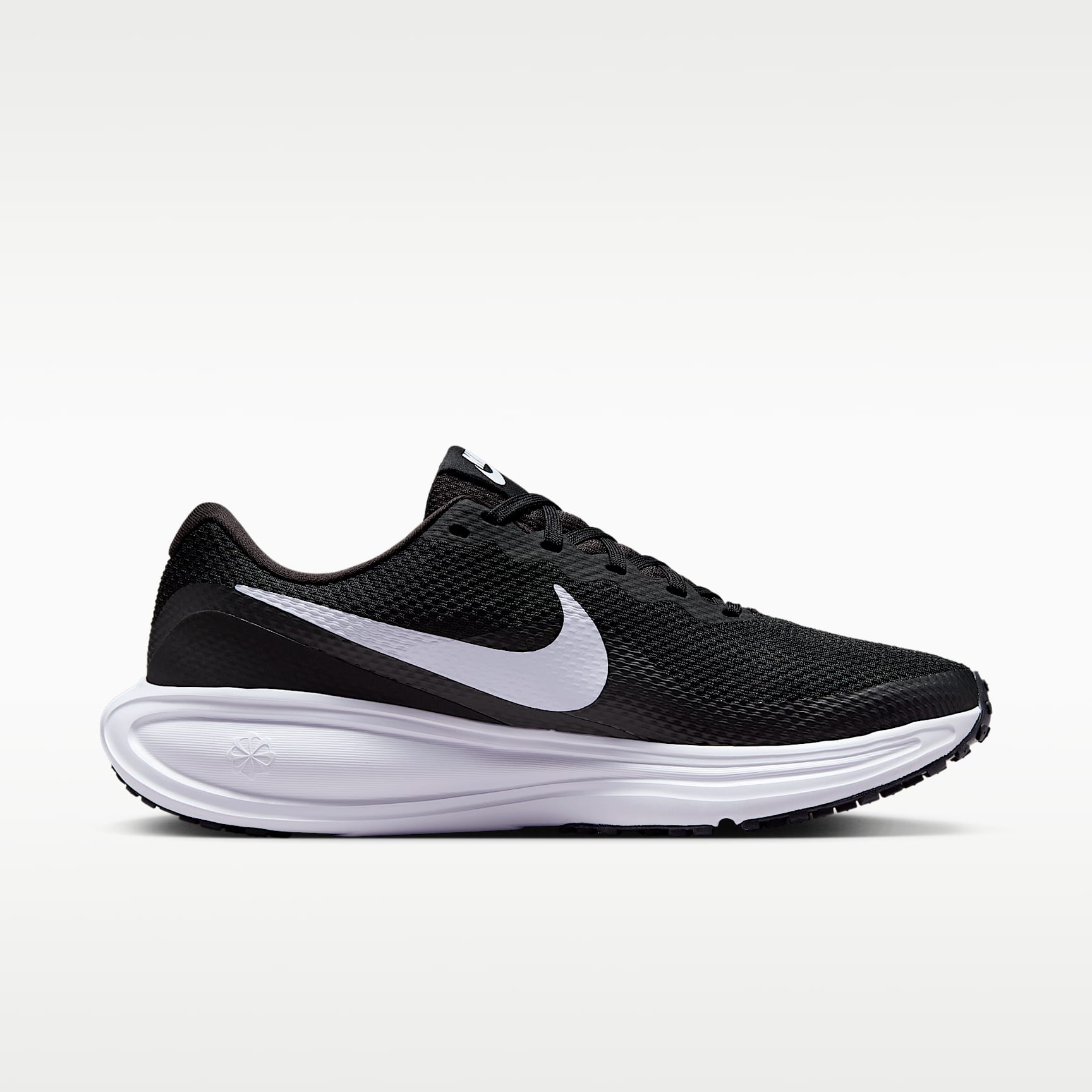 Nike Revolution 8 Straßenlaufschuh (Damen) – Schwarz/Iron Grey/Weiß