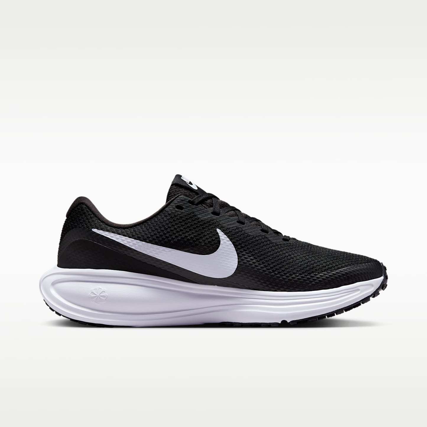 Nike Revolution 8 Straßenlaufschuh (Damen) – Schwarz/Iron Grey/Weiß