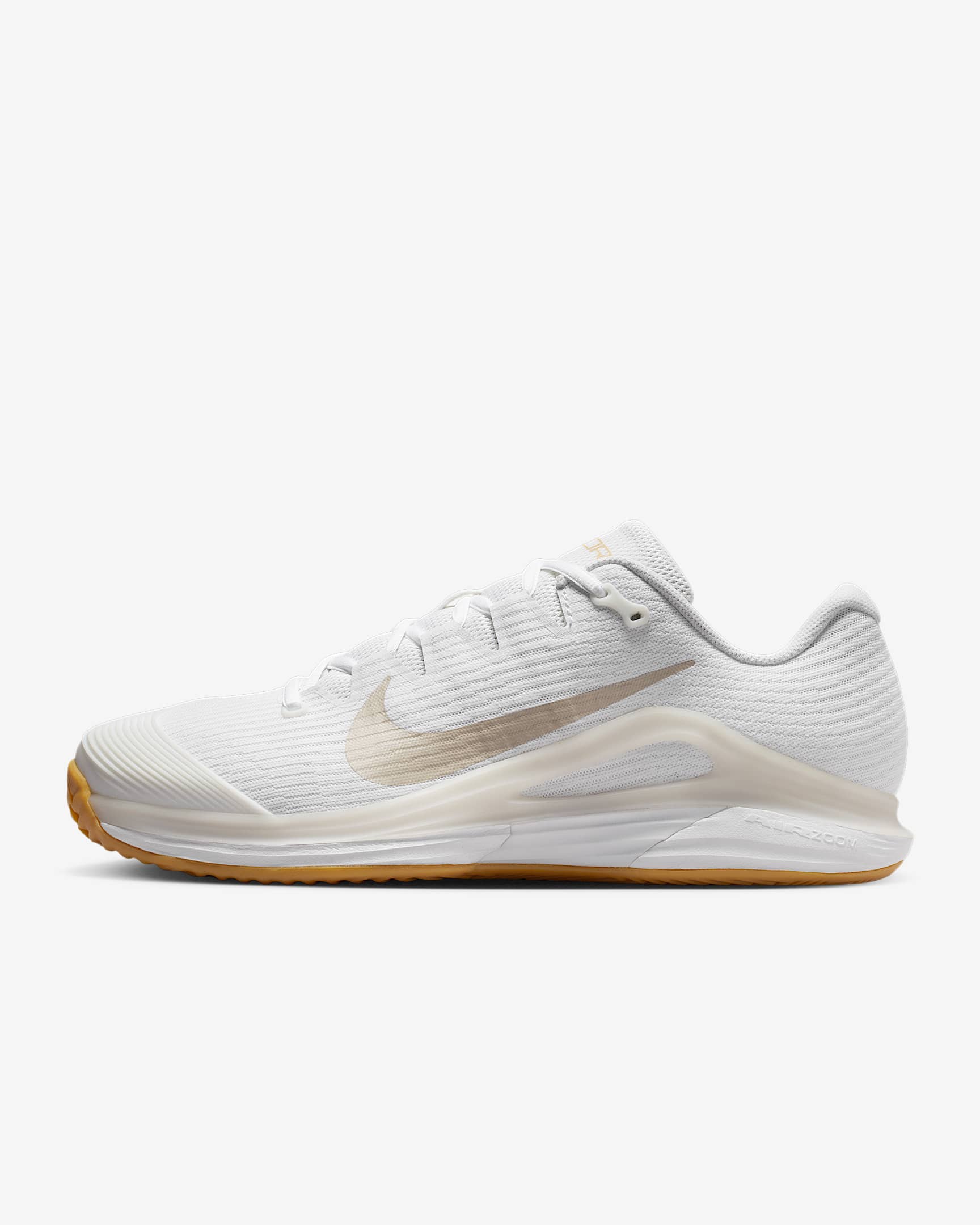 Nike Vapor 12 Clay Court Tennisschuh (Herren) – Weiß/Summit White/Linen/Light Orewood Brown