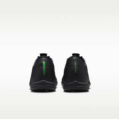 Nike Mercurial Vapor 17 Academy Low-Top-Fußballschuh für Hallen- und Hartplätze – Schwarz/Schwarz/Illusion Green