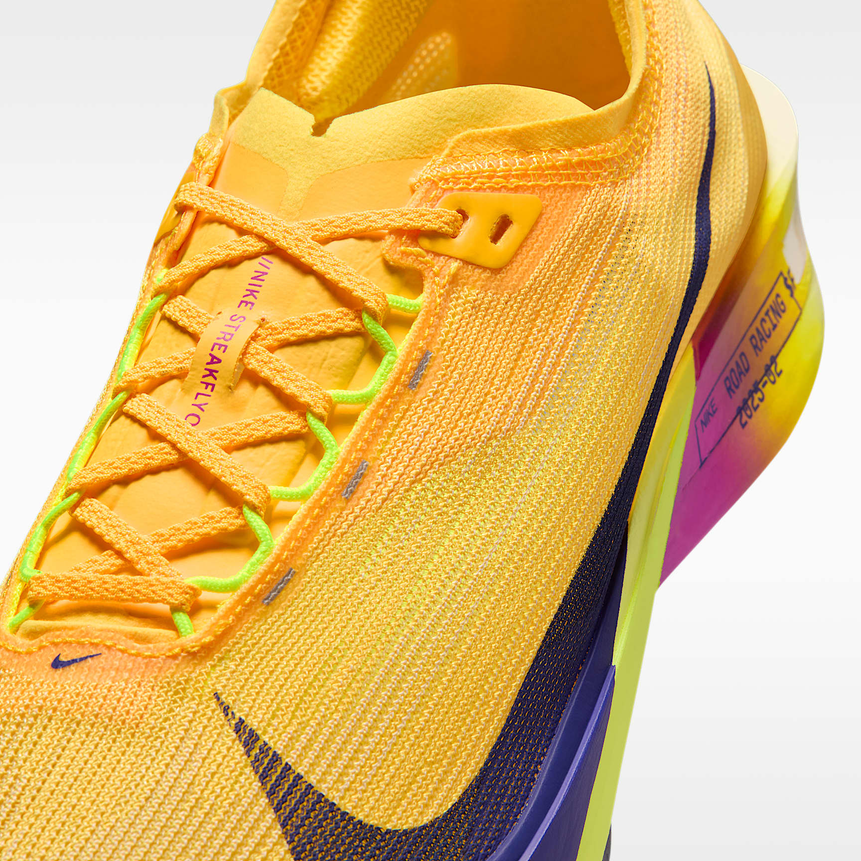 Nike Streakfly 2 Straßenlaufschuh für Wettkämpfe – Citron Pulse/Volt Ice/Hyper Violet/Indigo Burst