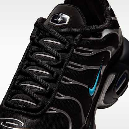 Nike Air Max Plus Premium "Scorpion" Schuh (Herren) – Schwarz/Chrome/Gamma Blue