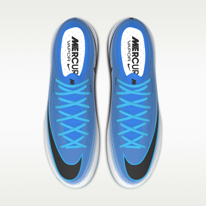 Nike Mercurial Vapor 17 Elite By You personalisierbarer Low-Top-Fußballschuh für normalen Rasen – Bright Crimson/Weiß [3653204120]