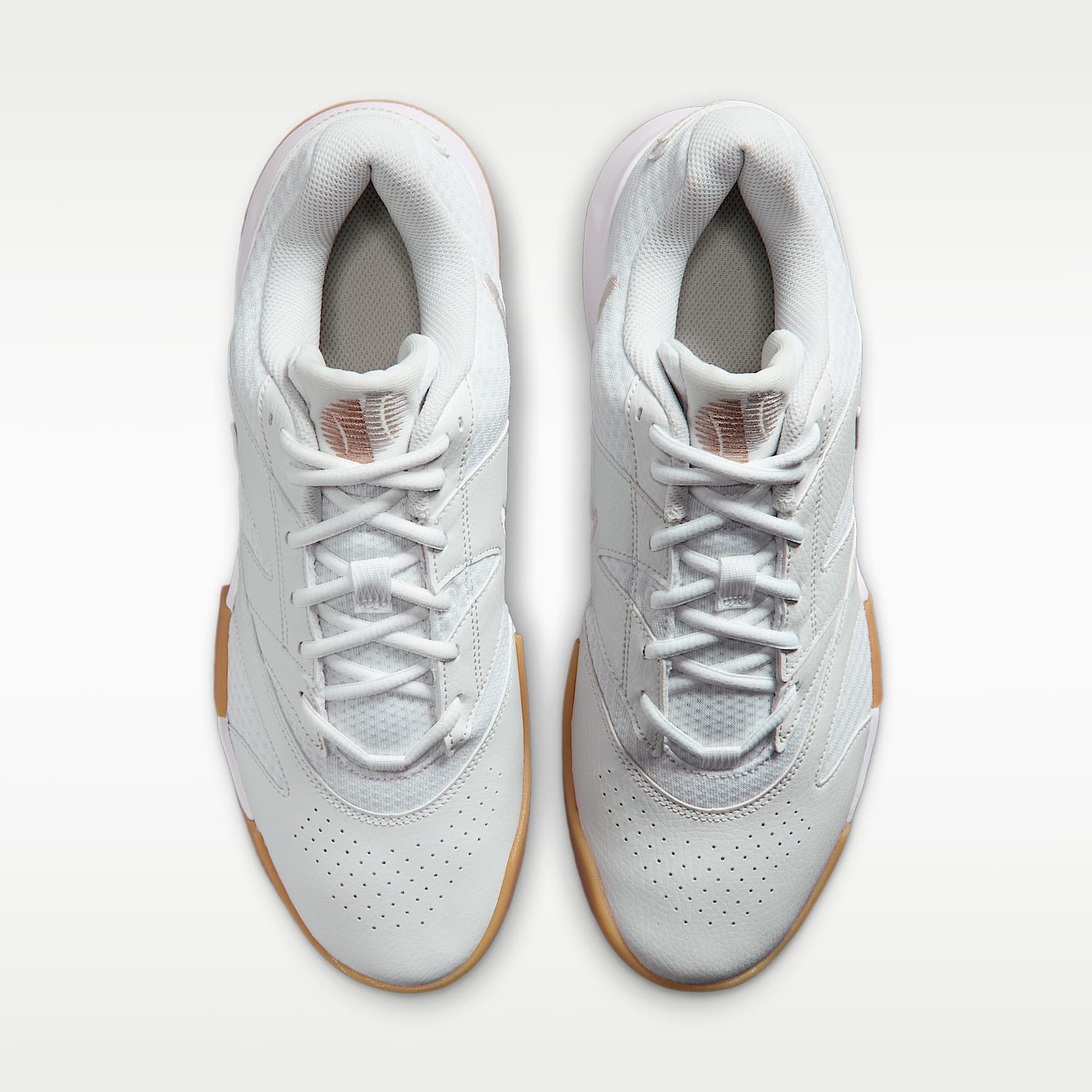 NikeCourt Lite 4 Herren-Tennisschuh – Weiß/Summit White/Linen/Light Orewood Brown