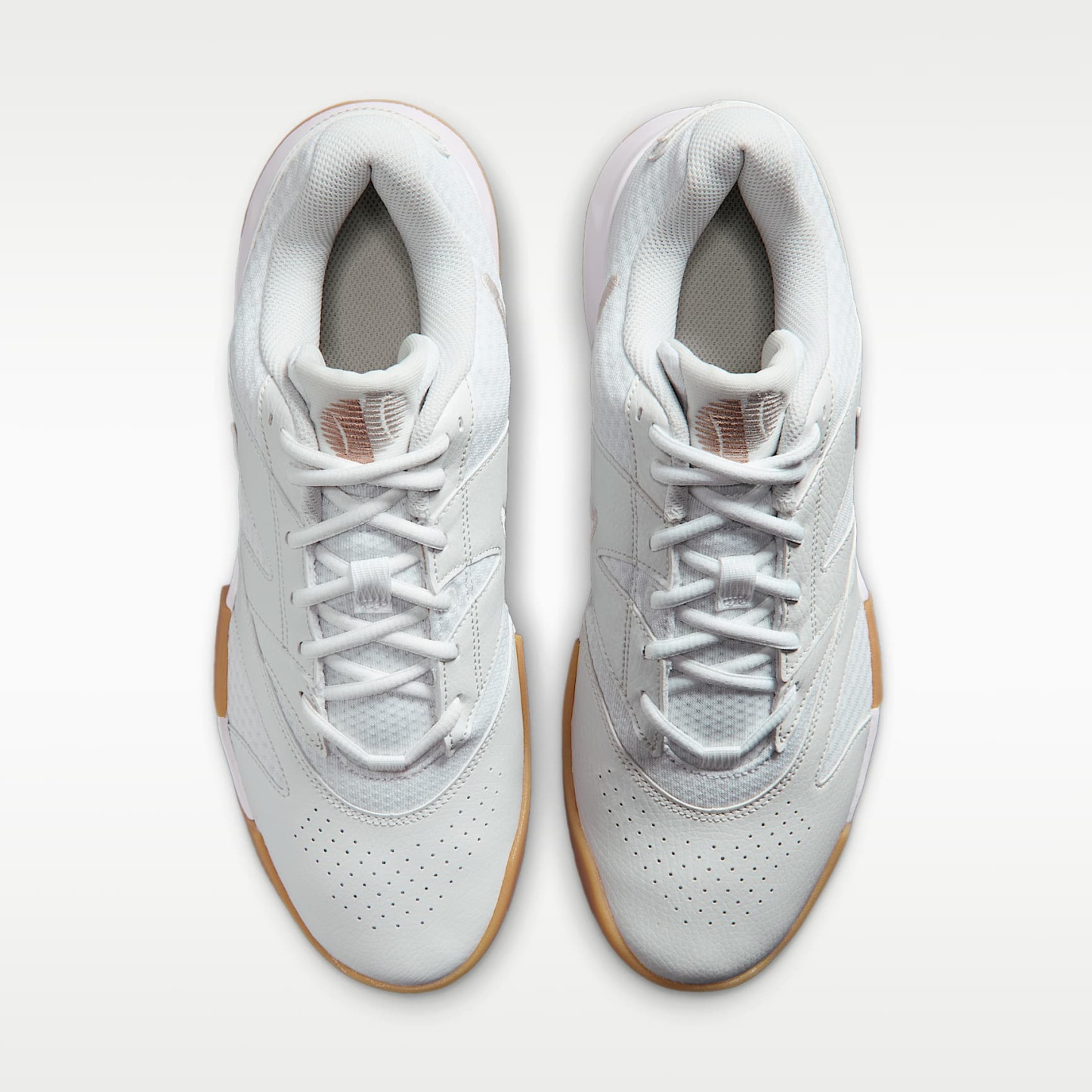 NikeCourt Lite 4 Herren-Tennisschuh – Weiß/Summit White/Linen/Light Orewood Brown