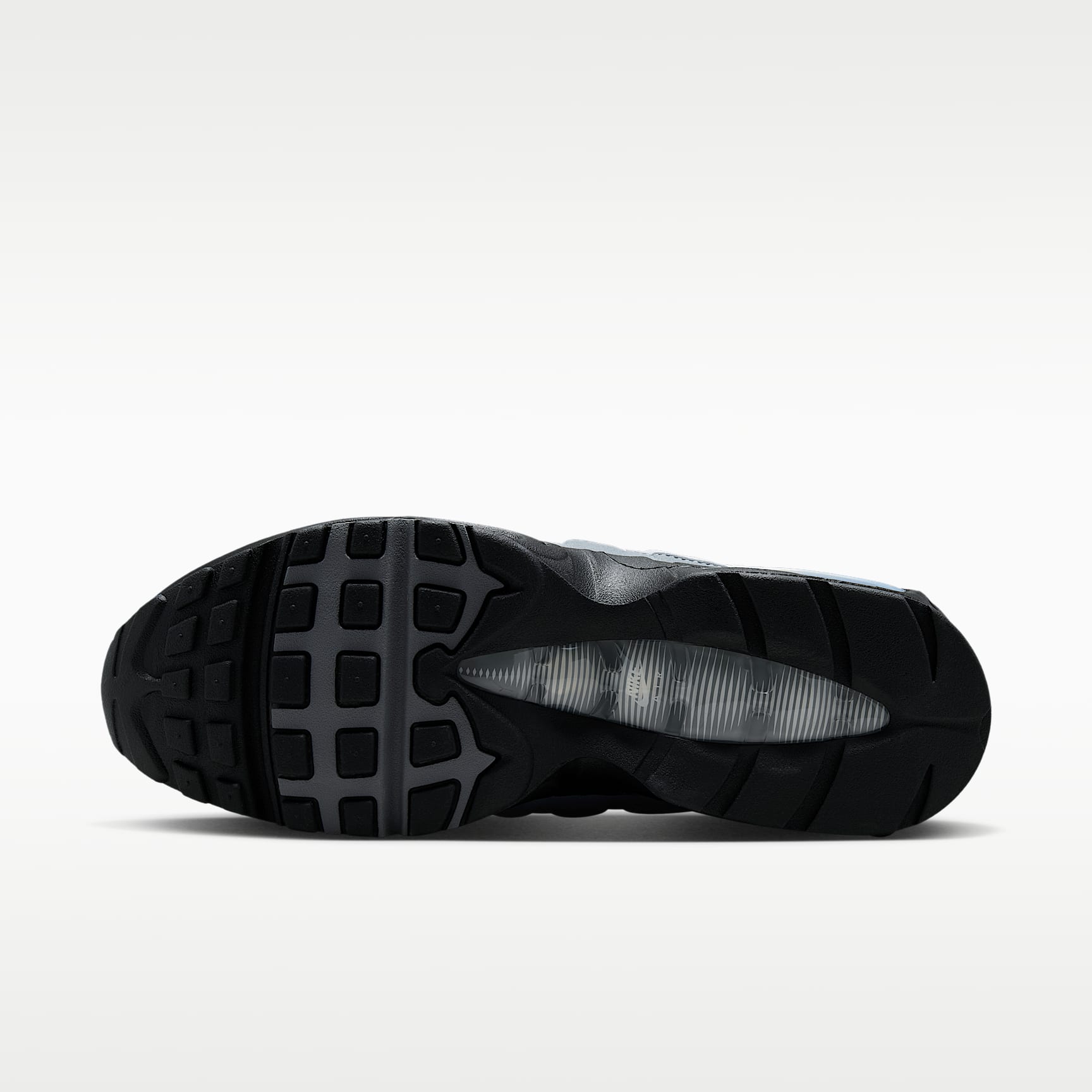 Nike Air Max 95 Big Bubble Schuh (Herren) – Schwarz/Pure Platinum/Wolf Grey/Weiß