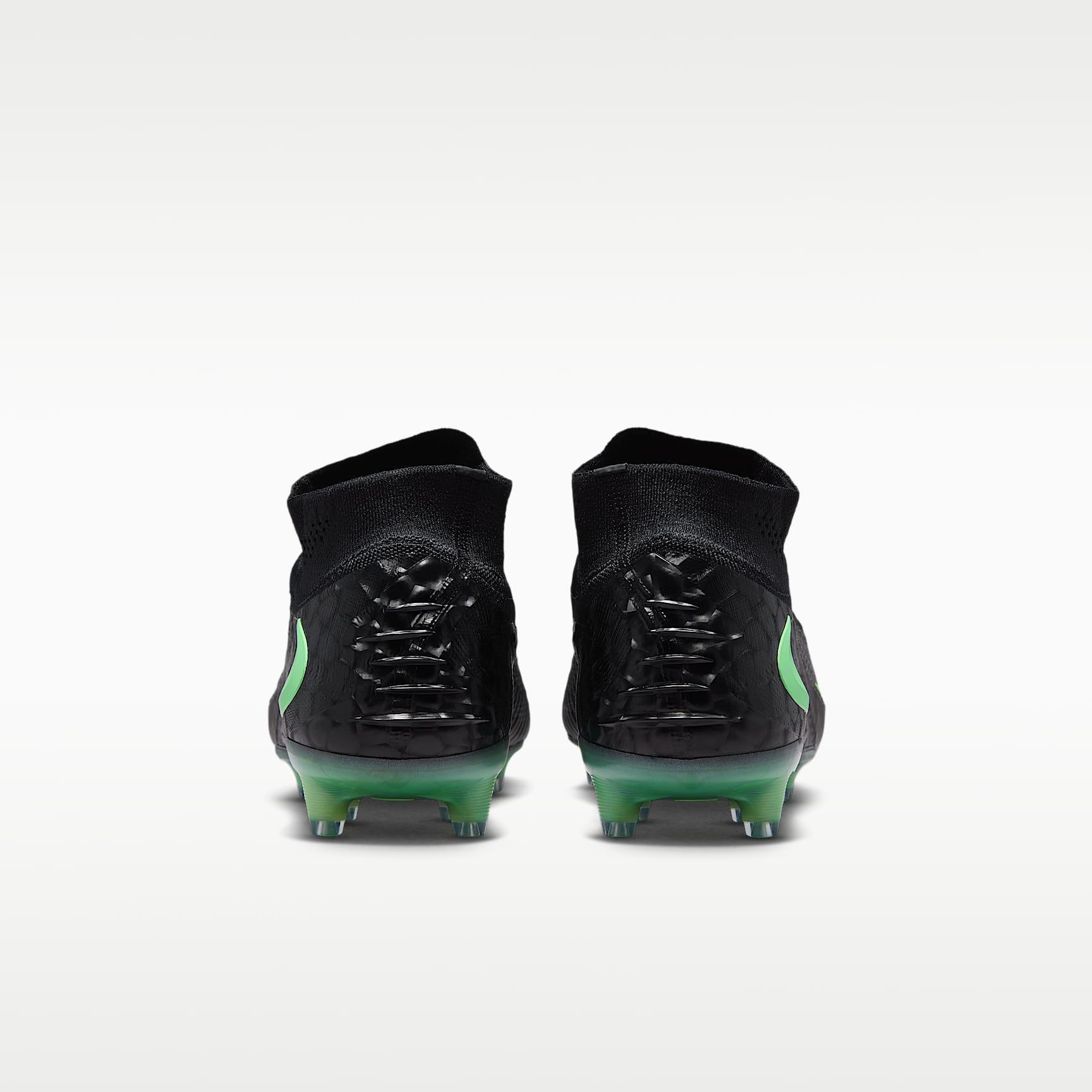 Nike Phantom 6 High Elite Fußballschuh für Kunstrasen – Schwarz/Schwarz/Illusion Green