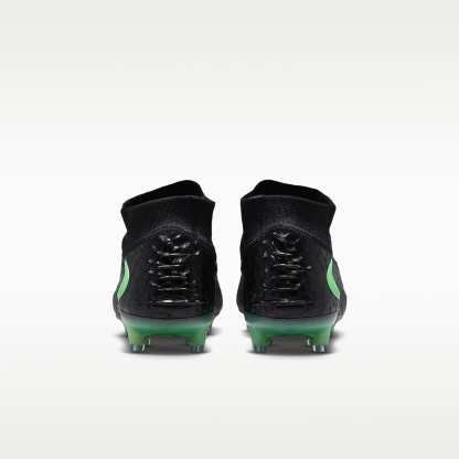 Nike Phantom 6 High Elite Fußballschuh für Kunstrasen – Schwarz/Schwarz/Illusion Green