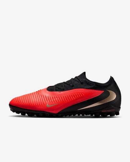 Nike Phantom 6 Low Pro Fußballschuh für Turf – Bright Crimson/Bright Crimson/Schwarz