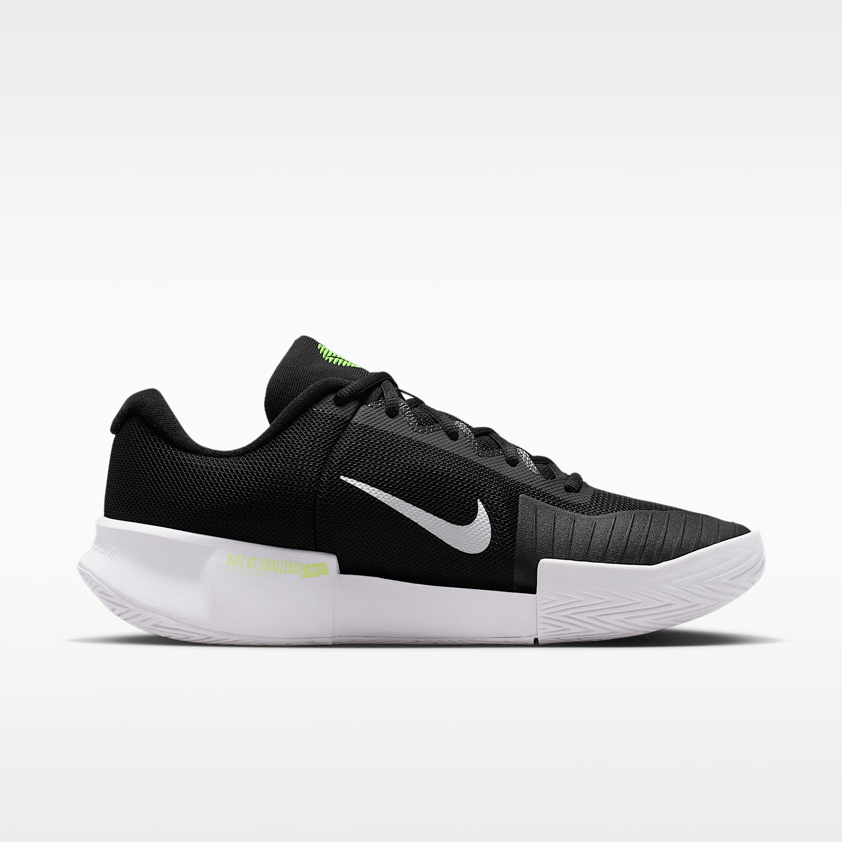 Nike GP Challenge Pro Herren-Tennisschuh für Hartplätze – Schwarz/Anthracite/Volt/Weiß