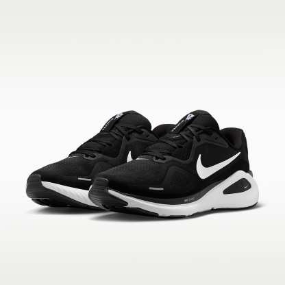 Nike Structure 26 Straßenlaufschuh (Herren) – Schwarz/Cool Grey/Metallic Silver/Weiß