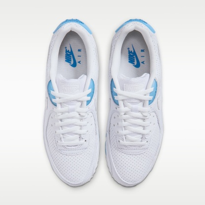Nike Air Max 90 Schuh (Herren) – Weiß/Aurora Blue/Weiß