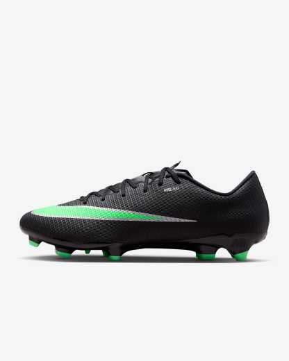 Nike Mercurial Vapor 17 Academy Low-Top-Fußballschuh für verschiedene Böden – Schwarz/Schwarz/Illusion Green