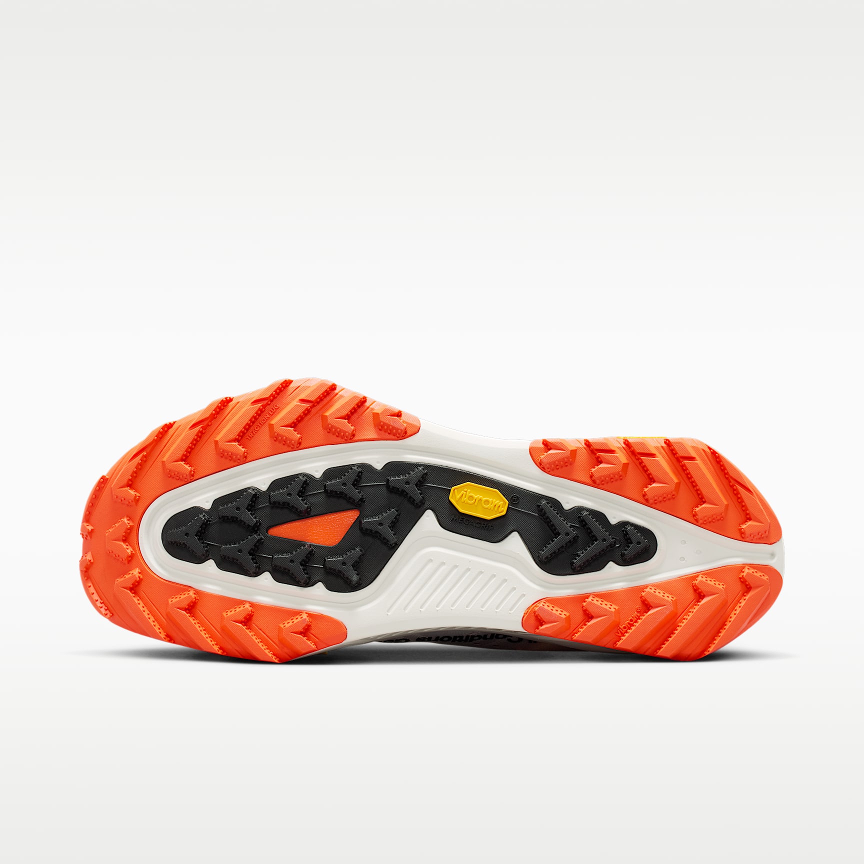 ACG Zegama Trail Traillaufschuh (Herren) – Summit White/Phantom/Safety Orange/Schwarz