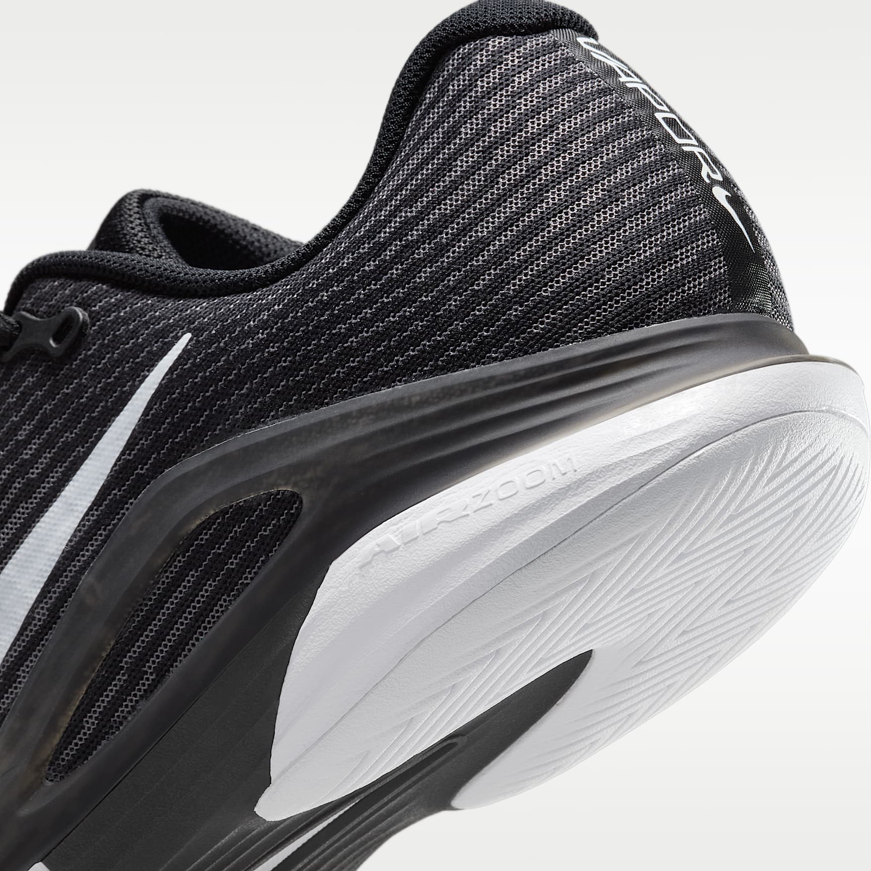 Nike Vapor 12 Tennisschuh für Hartplätze (Herren) – Schwarz/Dark Smoke Grey/Weiß