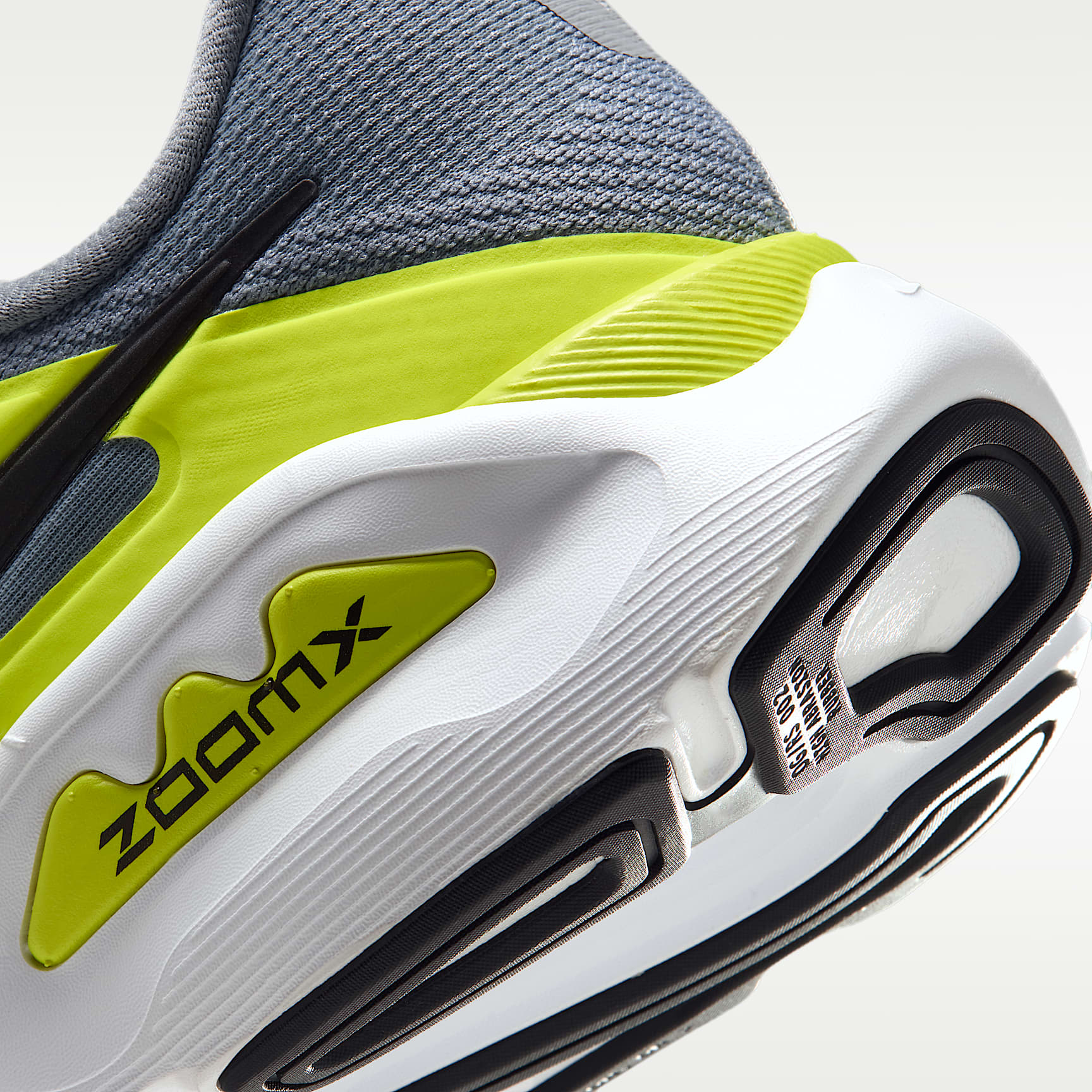 Nike Structure Plus Straßenlaufschuh (Herren) – Cool Grey/Lemon Venom/Weiß/Schwarz