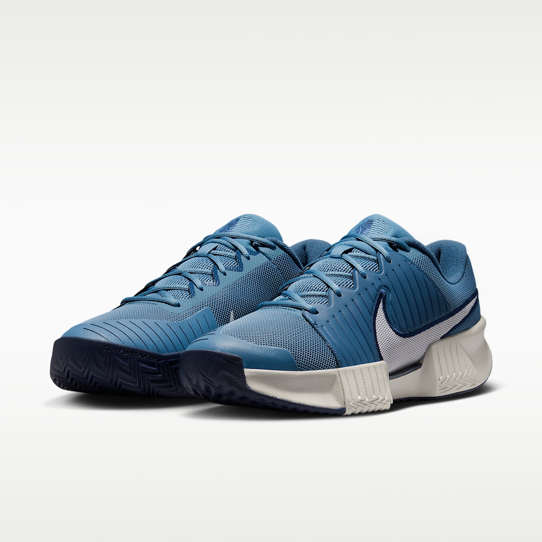 Nike Zoom GP Challenge Pro Clay Court-Tennisschuhe für Herren – Smokey Blue/Light Bone/New Slate/Weiß