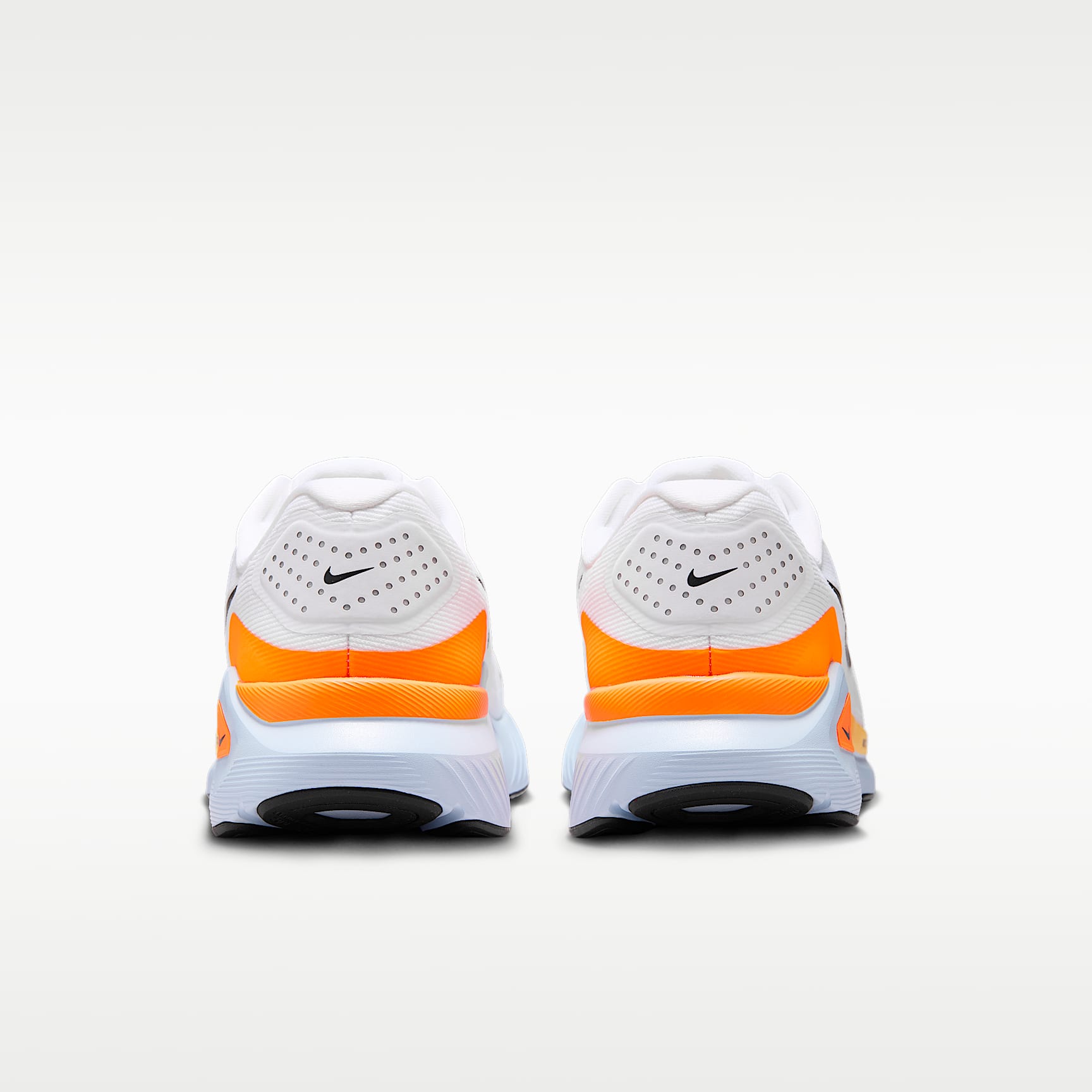 Nike Structure 26 Straßenlaufschuh (Herren) – Weiß/Hydrogen Blue/Total Orange/Schwarz